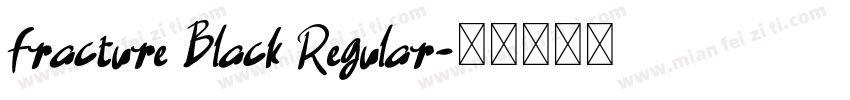 Fracture Black Regular字体转换